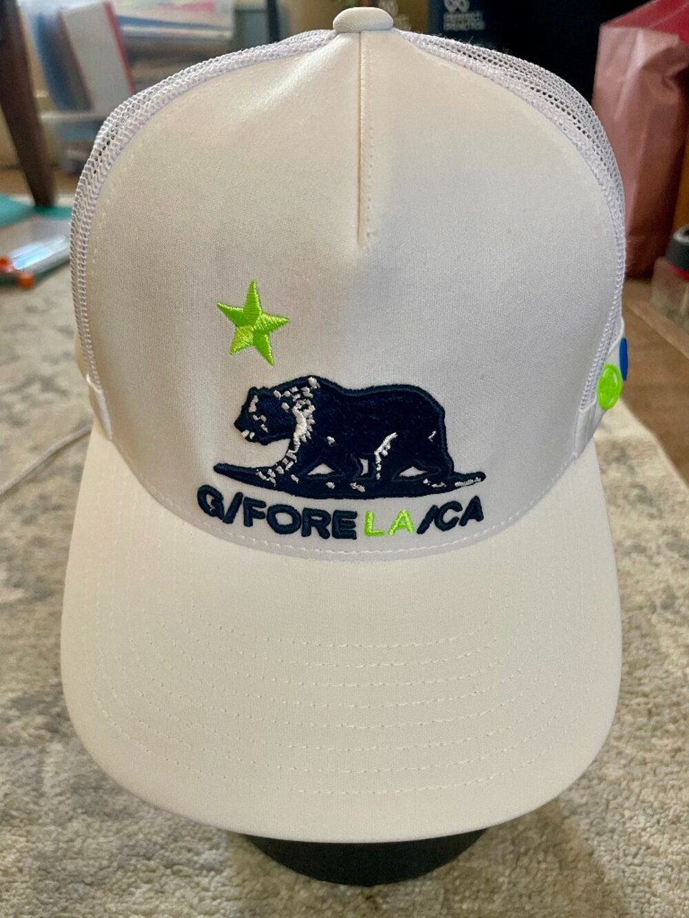 G/FORE LA/CA mesh snap back hat - OS (adjustable)